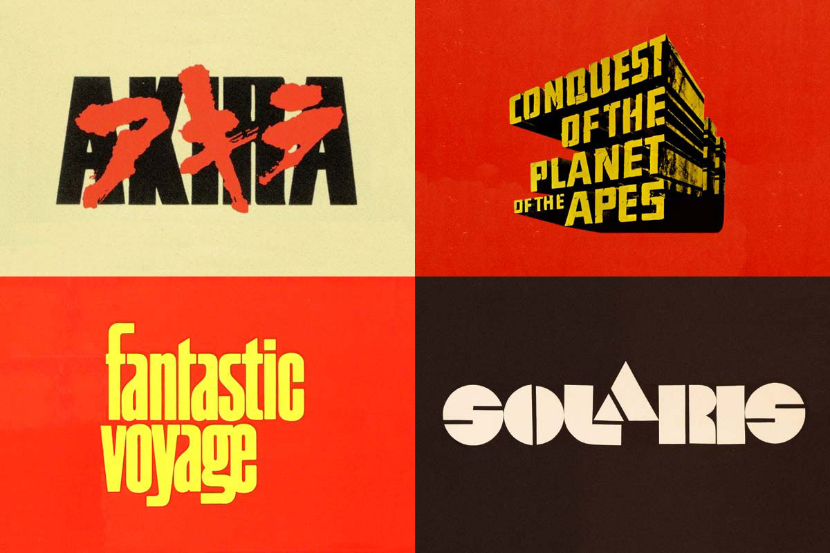 Photo of Science Fiction Movie Lettering
